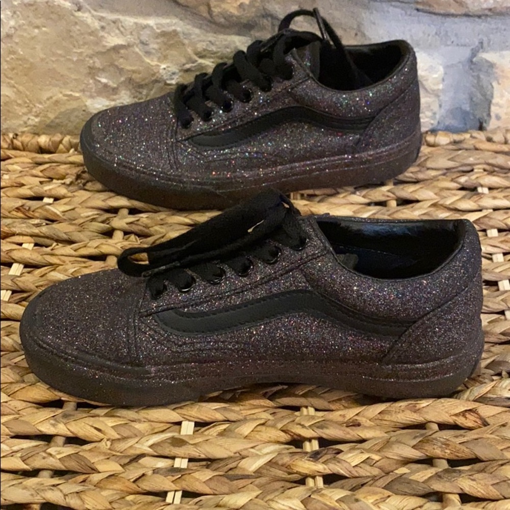 Girls Glitter Vans